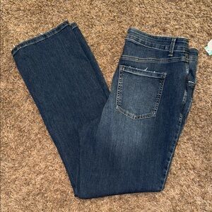 Maurices Indigo Everflex High Rise Curvy Fit Slim Boot 18W Regular NWT